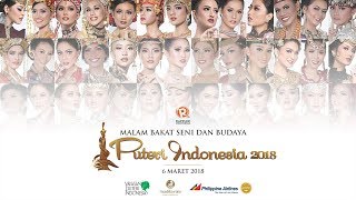 LIVE Malam Bakat Seni dan Budaya Puteri Indonesia 2018 [upl. by Edd321]