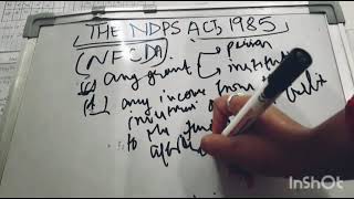 THE NDPS ACT 1985 Part 5 Secion 7A7B Complete [upl. by Trofmoc67]