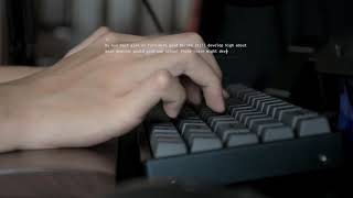 Keychron K6  Lubed Gateron Milky Yellow  Sound Test  ASMR [upl. by Marlee]