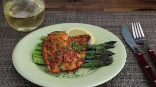 Parmesan Crusted Tilapia Fillets  Fish Recipe  Allrecipescom [upl. by Shandie]