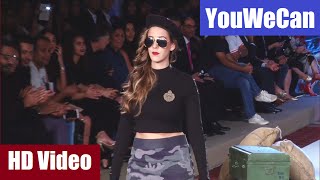 Hazel Keech walks the ramp for boyfriend Yuvraj Singhs fashion brand YouWeCan [upl. by Wernda]