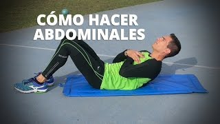 Cómo hacer abdominales de la manera correcta [upl. by Isahella809]