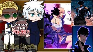 Jujutsu Kaisen React to Sung Jin Woo As Gojo Brother  Jujutsu Kaisen amp Solo Leveling  Gacha React [upl. by Nogaem]