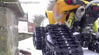 Kettenantrieb Mattracks am Quad CanAm Renegade 800R EFI  Beitragmov [upl. by Kyd]