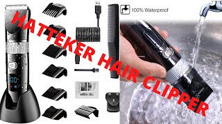 Hatteker Hair Clippers for a Professional Cut Whats in the Box [upl. by Maire]