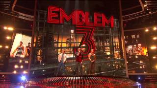 Emblem3 X factor 2012 All songs with edited and improved sound HD 720 [upl. by Htebasile94]