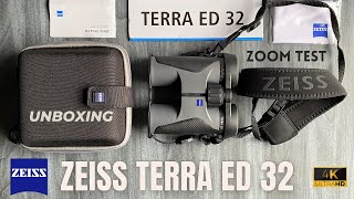 ZEISS TERRA ED 8X32 Binoculars  Unboxing amp Zoom Test [upl. by Okechuku569]