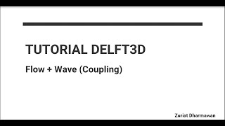 How To Running Delft3D Flow  Wave Finish Normally [upl. by Vatsug751]