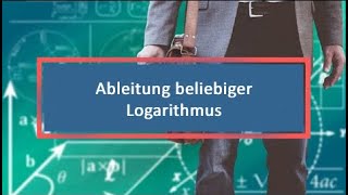 Ableitung beliebiger Logarithmus [upl. by Bartle787]