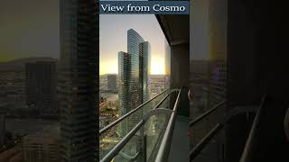 Beautiful View from the Cosmopolitan Hotel in Vegas [upl. by Gala486]