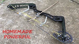 Making a Full Size Compound Bow  Aluminum Riser  Powerful [upl. by Ahsimal]