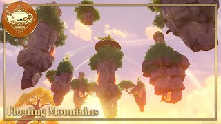 🌬️⛰️ Floating Mountains  Serenitea Pot  Genshin Impact [upl. by Gabbi]