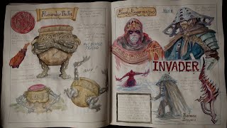 Crazed Lunatic Illustrates Entire Elden Ring Play Through In 600 Page Sketchbook Part 1 Limgrave [upl. by Rehc]