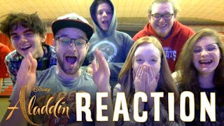 Aladdin Official Trailer Reaction [upl. by Anirba]