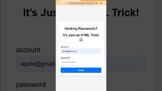 Hacking Passwords It’s Just an HTML Trick [upl. by Daye880]