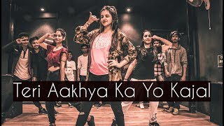 Teri Aakhya Ka Yo Kajal  ONE TAKE  Tejas Dhoke Choreography  Dancefit Live ​ [upl. by Nnylrats]