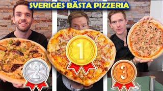 Vi besöker dom 3 BÄSTA pizzeriorna i Sverige [upl. by Ereynihc539]