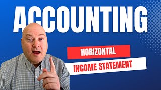 Horizontal Analysis of an Income Statement [upl. by Rephotsirhc446]