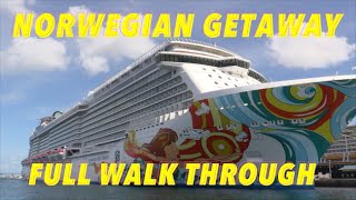 Norwegian Getaway Review  Full Walkthrough  Ship Tour [upl. by Nniroc368]