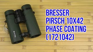 Распаковка Bresser Pirsch 10x42 PHASE COATING 1721042 [upl. by Anasus93]