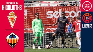 Resumen PrimeraFederación  Real Murcia CF 23 CD Castellón  Jornada 35 Grupo 2 [upl. by Sudnak779]