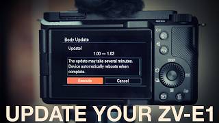 Sony ZVE1 Firmware Update amp 120fps 4K License [upl. by Attegroeg988]