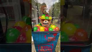 Party city 2024 skill crane demohalloween clown clawmachine [upl. by Nnylassej]