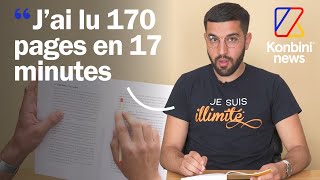 Mohamed Boclet est vicechampion du monde de lecture rapide 🤯 [upl. by Nehtan]