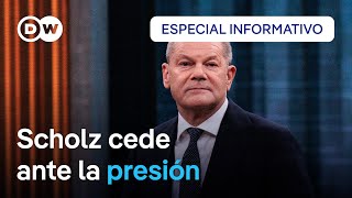 Canciller Scholz dispuesto a someterse a la confianza del parlamento antes de Navidad [upl. by Noiemad200]