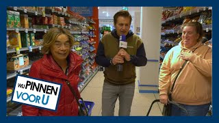 TWEE BEZOEKERS DOLBLIJ bij Hoogvliet in Winkelcentrum Lunetten [upl. by Llessur]