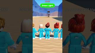 Red light green light squid game gameplay in roblox roblox shorts gaming youtube [upl. by Saloma]