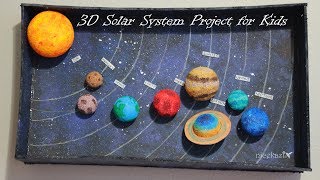 How to make 3D Solar System Project for Science Fair or School [upl. by Parsifal]