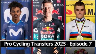 Remco Evenepoel NOT GOING To Redbull and Natnael Tesfatsion To Movistar  Cycling Transfers 2025 7 [upl. by Luapleahcim]