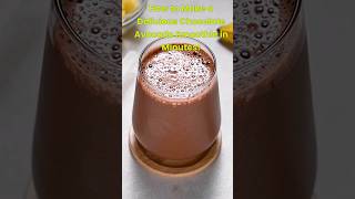 How to Make a Delicious Chocolate Avocado Smoothie in Minutes [upl. by Ennobe562]