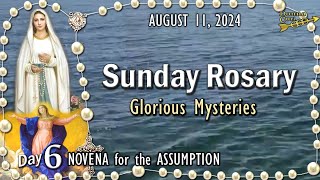 🌻SUNDAY Rosary🌻ASSUMPTION NOVENA DAY6 Glorious Mysteries AUGUST 11 2024 Scenic Scriptural [upl. by Aikemit]