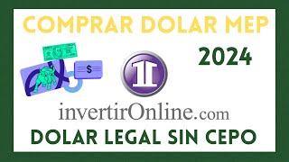 Como COMPRAR DOLAR MEP con INVERTIR ONLINE [upl. by Annawyt]