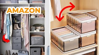 21 Essential AMAZON Closet Organization Items for 2024 That Truly Work  Small Closet Organizers [upl. by Dietrich]