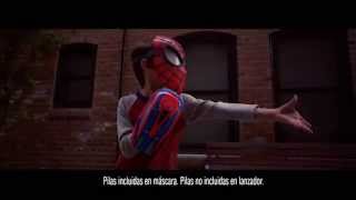 Marvel España Spot Máscara y Web Blaster de SpiderMan [upl. by Gnos]