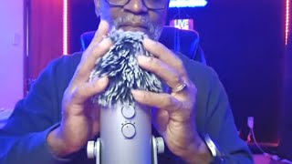 ASMR Fluffy Mic Trigger For Anxiety amp Sleep With Gentle Rain Sound [upl. by Eeryt]