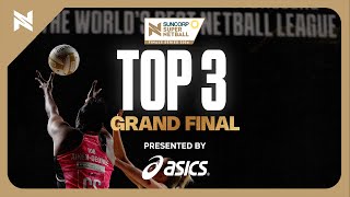 Top 3 Plays of the Grand Final  Suncorp Super Netball 2024 [upl. by Naira]