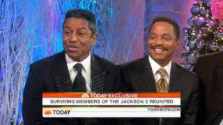 Jackson Five Brothers on TODAY Show  December 3 2009 [upl. by Ericka]