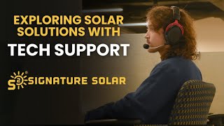 Signature Solar Solutions An Exclusive Tech Support Interview [upl. by Shawna]