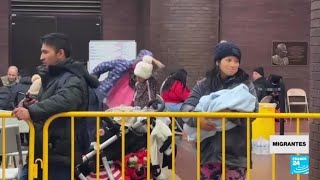 La ciudad de Nueva York no da abasto y propone enviar migrantes a Canadá [upl. by Jessica]