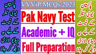 pak navy sailor test preparation 2023 new  navy test academic amp IQ mcqs 2023 [upl. by Darken160]