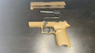 How to Disassemble and Reassemble a Sig Sauer P320 [upl. by Nidnarb731]