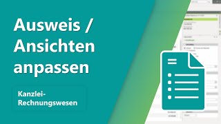 Jahresabschluss entwickeln – Ausweis und Ansichten anpassen [upl. by Eenaj]