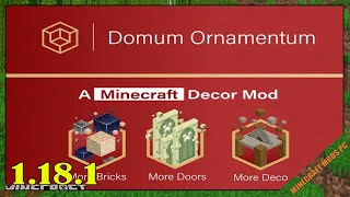 Domum Ornamentum Forge Mod 1181 amp How To Install for Minecraft [upl. by Sterne]