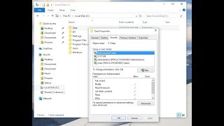 Windows 10 file and folder permissions [upl. by Eilak]