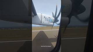 Flyme ATr72 takeoff from Maamigili 🌴 [upl. by Ramso813]