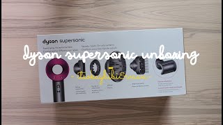 Dyson Supersonic unboxing  hair dryer  IronFuchsia [upl. by Brackely753]